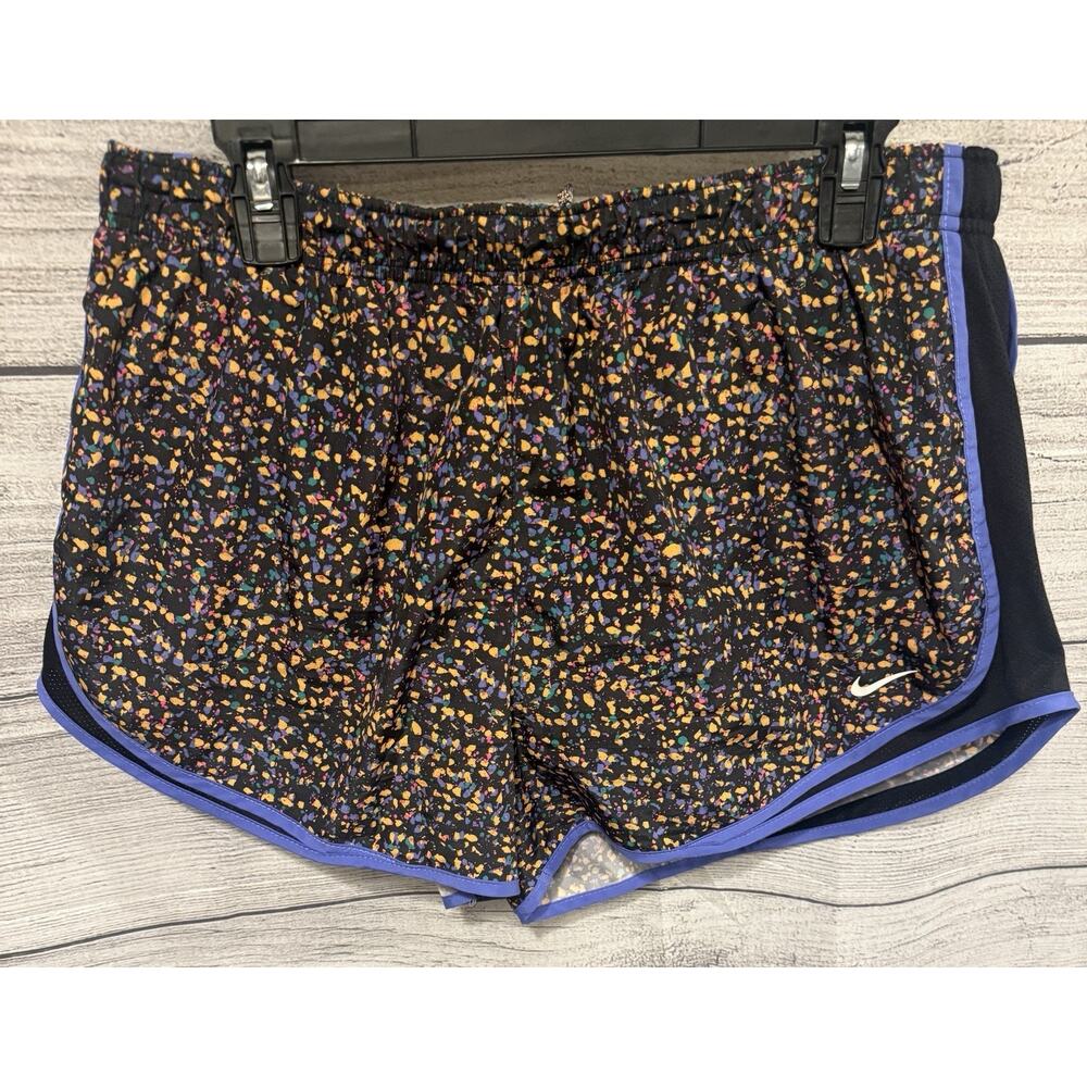 Nike Dri-fit Running Shorts Speckled Womens Lined Workout Colorful Extra Large
